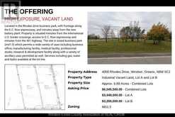 4000 RHODES DRIVE Unit# LOT A Windsor