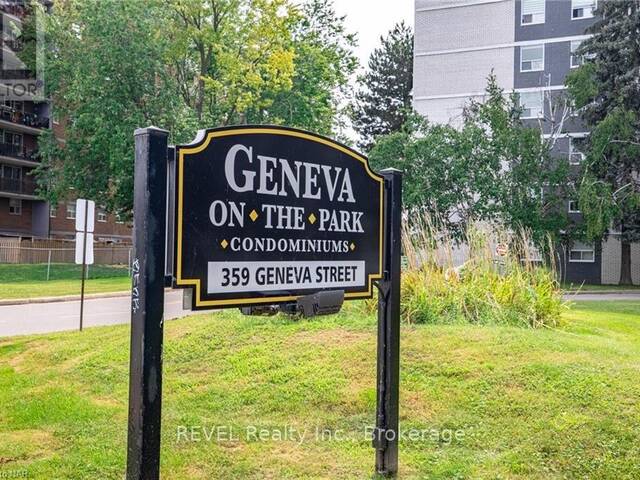 910 - 359 GENEVA Street St. Catherines Ontario