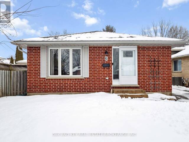 6 WEYMOUTH DRIVE London Ontario