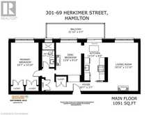 69 HERKIMER Street Unit# 301 Hamilton