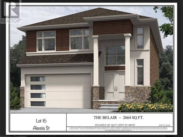 92 ALEXSIA Street Unit# LOT 22 Hamilton Ontario