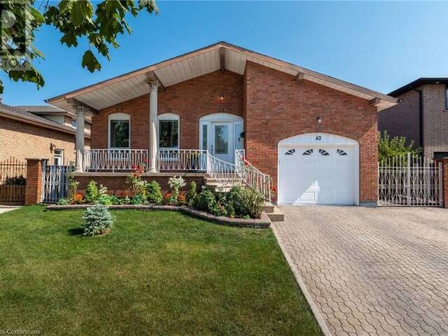 62 HENLEY Drive Stoney Creek Ontario