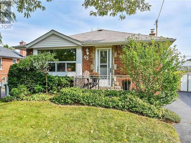 63 FERNWOOD Crescent Hamilton Ontario