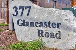 377 GLANCASTER Road Unit# 1 Ancaster