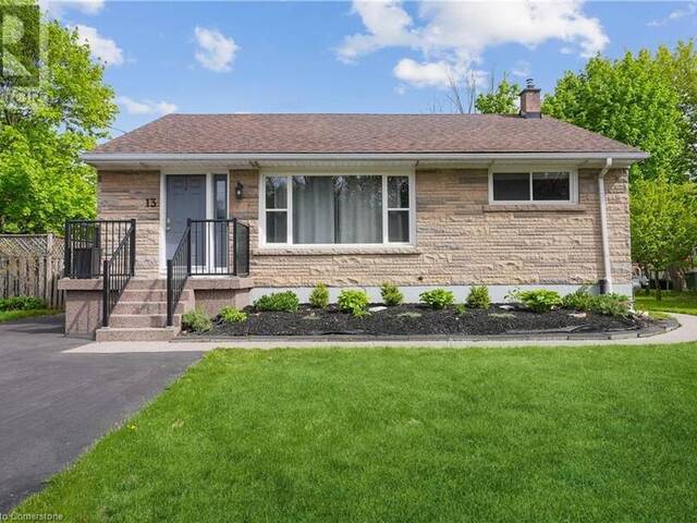 13 BEAUCOURT Place Unit# Upper Hamilton Ontario