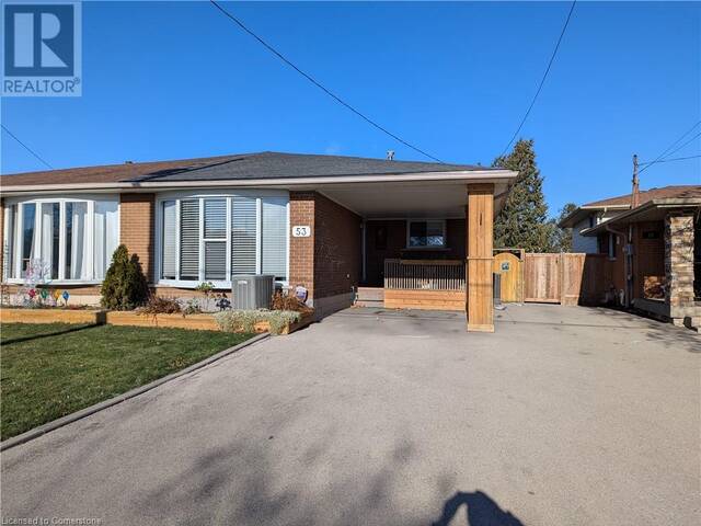 53 ANNA CAPRI Drive Hamilton Ontario