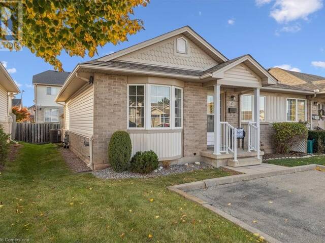 24 KENYON Crescent Unit# 45 Grimsby Ontario