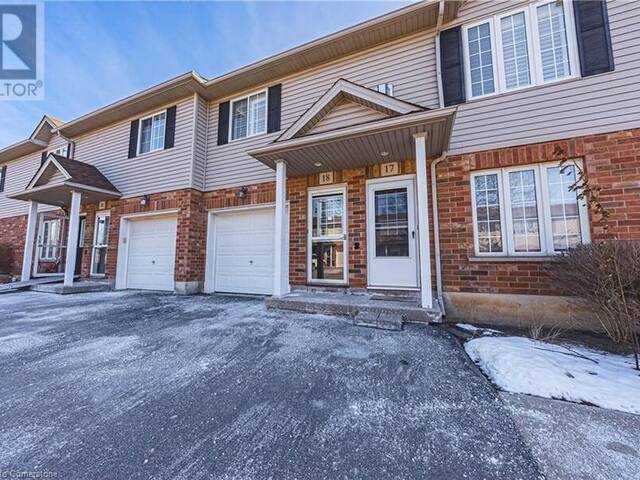 996 RYMAL ROAD EAST Road E Unit# 18 Hamilton Ontario