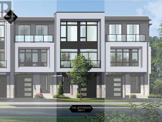 21 BLOCK Unit# 7 Oakville Ontario