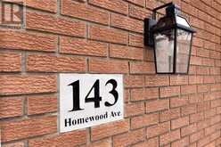 143 HOMEWOOD Avenue Hamilton