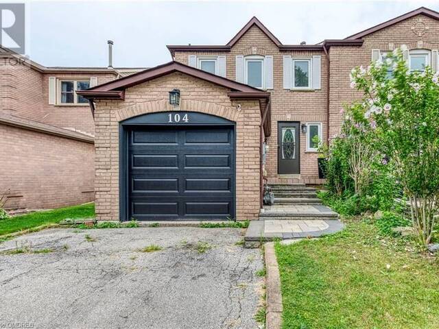 104 CUTTERS Crescent Brampton Ontario