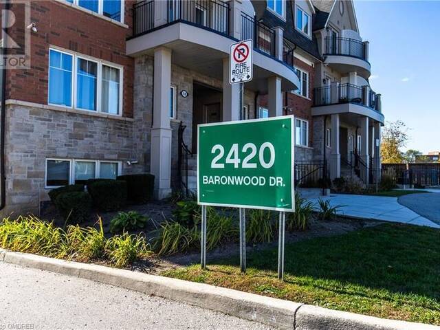 2420 BARONWOOD Drive Unit# 42-02 Oakville Ontario