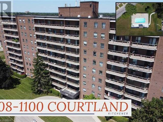 1100 COURTLAND Avenue E Unit# 108 Kitchener Ontario