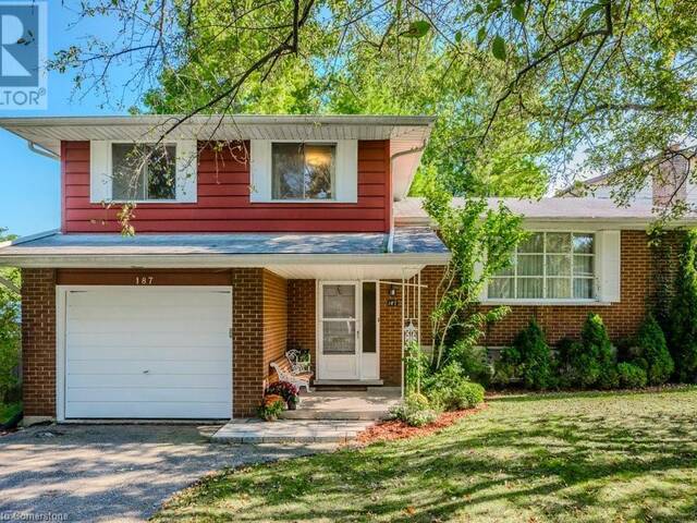 187 OVERLEA Drive Kitchener Ontario