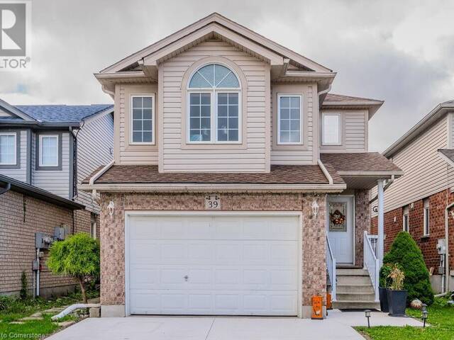 39 PEACH BLOSSOM Crescent Kitchener Ontario