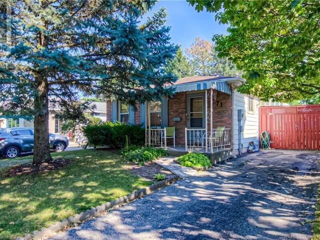 71 KEEWATIN Avenue Kitchener Ontario