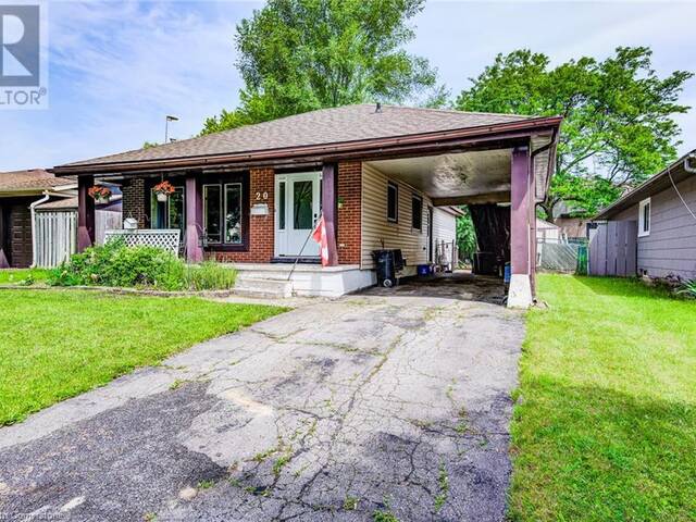 20 BLACKWELL Drive Kitchener Ontario