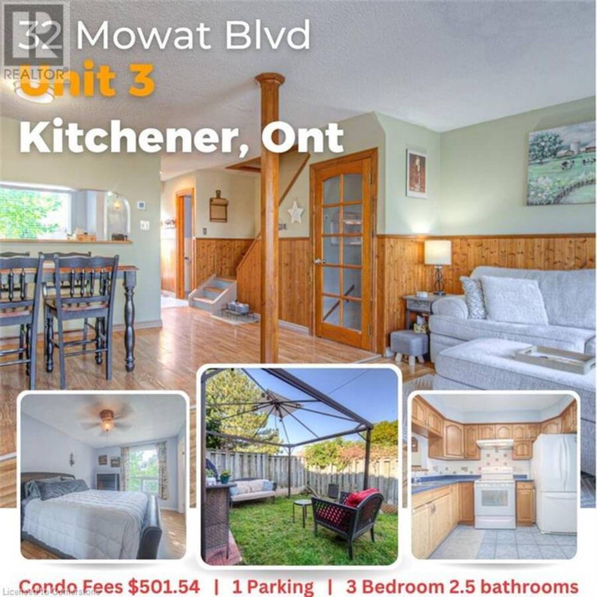 32 MOWAT Boulevard Unit# 3 Kitchener