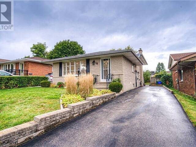 18 BOSWORTH Crescent Kitchener Ontario