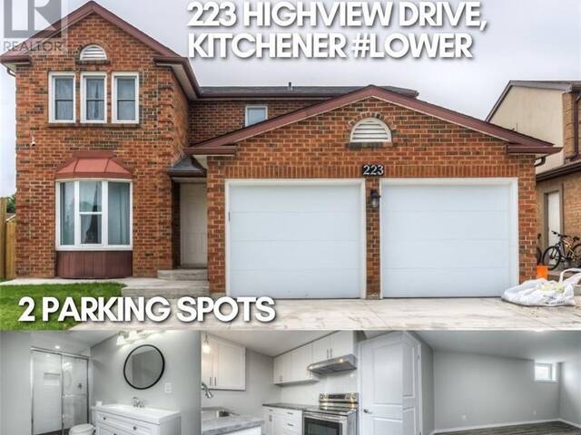 223 HIGHVIEW Drive Kitchener Ontario