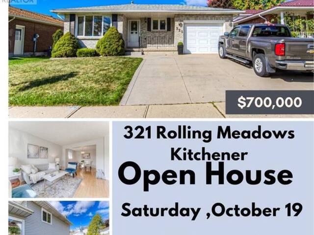 321 ROLLING MEADOWS Drive Kitchener Ontario