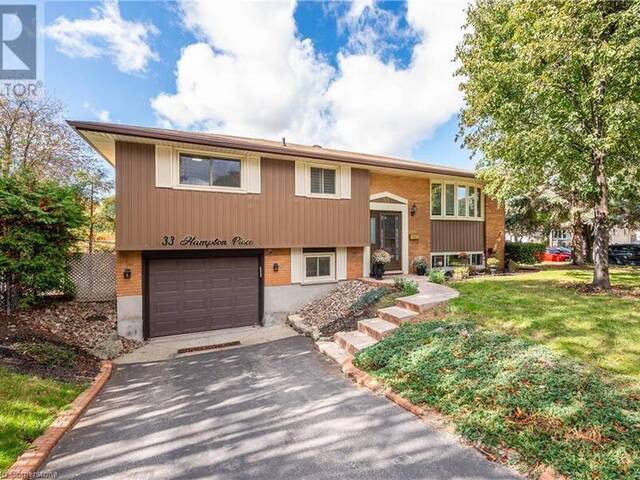 33 HAMPTON Place Kitchener Ontario