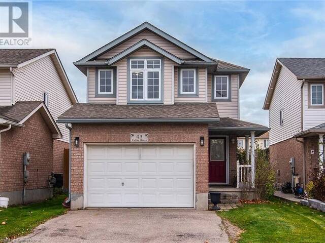 43 COTTON GRASS Street Kitchener Ontario