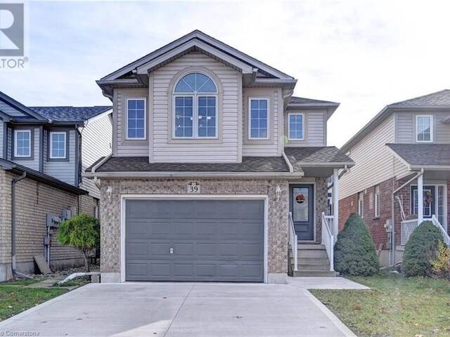 39 PEACH BLOSSOM Crescent Kitchener Ontario