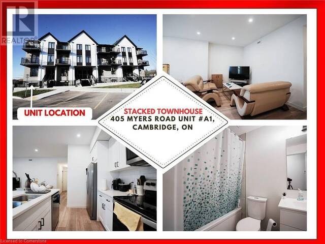 405 MYERS Road Unit# A1 Cambridge Ontario