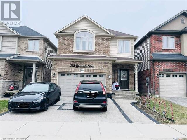 243 GREENWATER Place Unit# UPPER Kitchener Ontario