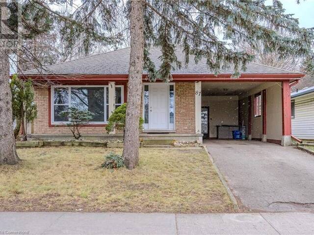 87 WESTHEIGHTS Drive Kitchener Ontario