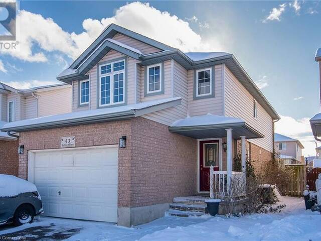 43 COTTON GRASS Street Kitchener Ontario