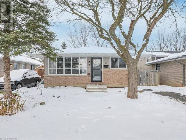 16 OVERLEA Crescent Kitchener Ontario