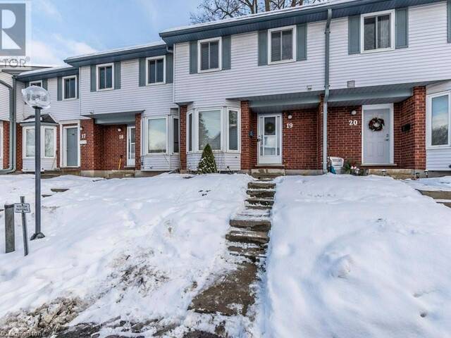 219 KINGSWOOD Drive Unit# 19 Kitchener Ontario