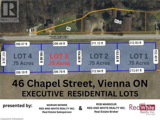 LOT 3 - 46 CHAPEL Street Vienna Ontario