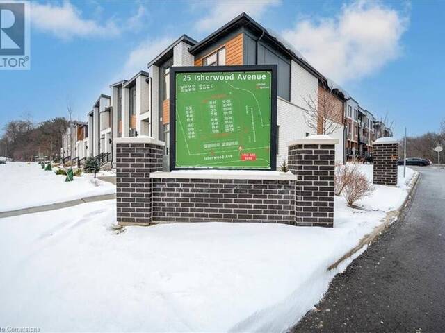 25 ISHERWOOD Avenue Unit# H123 Cambridge Ontario