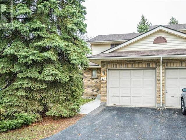 375 KINGSCOURT Drive Unit# 41 Waterloo Ontario