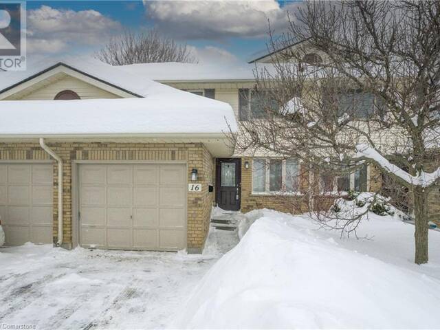 375 KINGSCOURT Drive Unit# 16 Waterloo Ontario