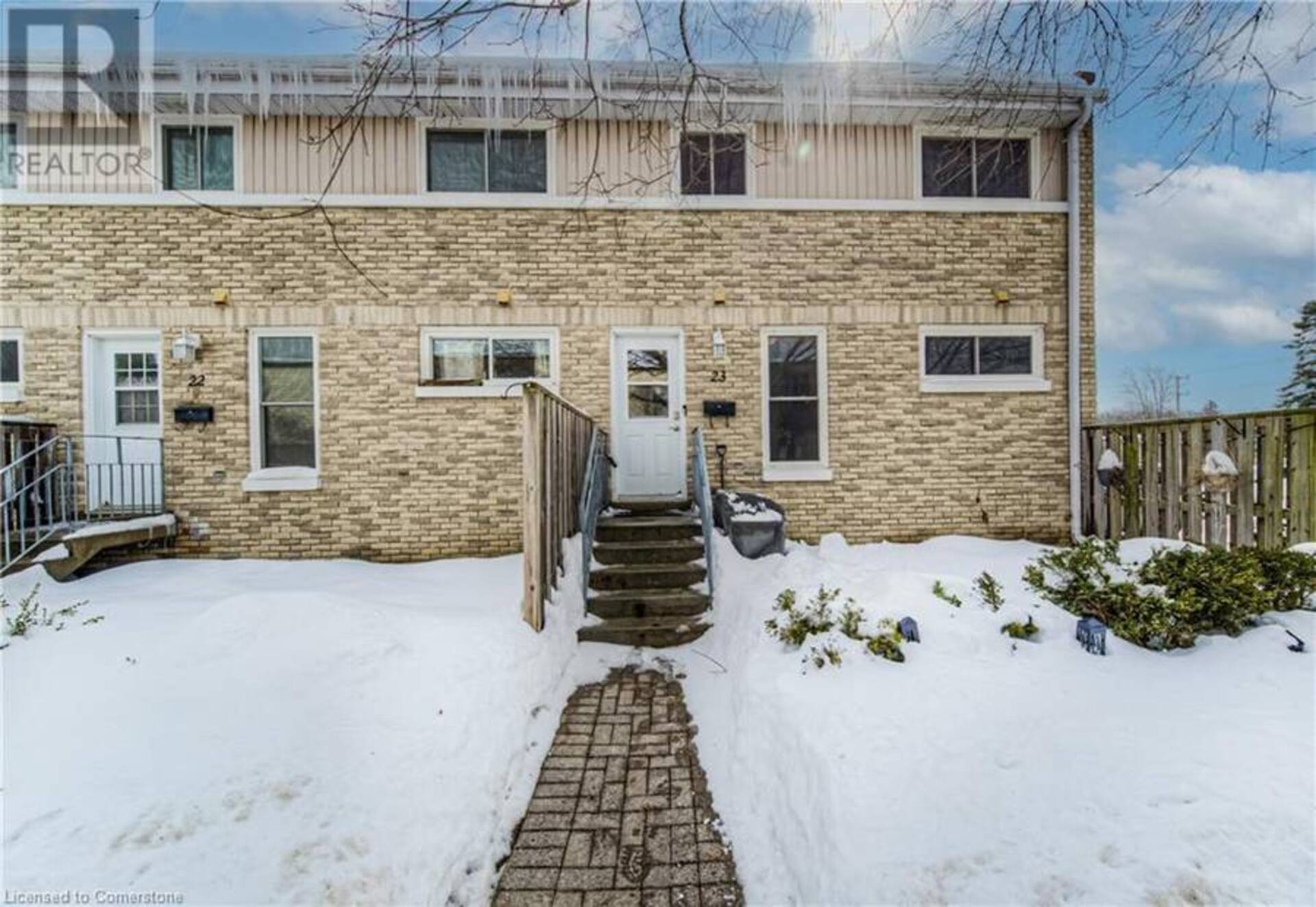 35 BRECKENRIDGE Drive Unit# 23 Kitchener