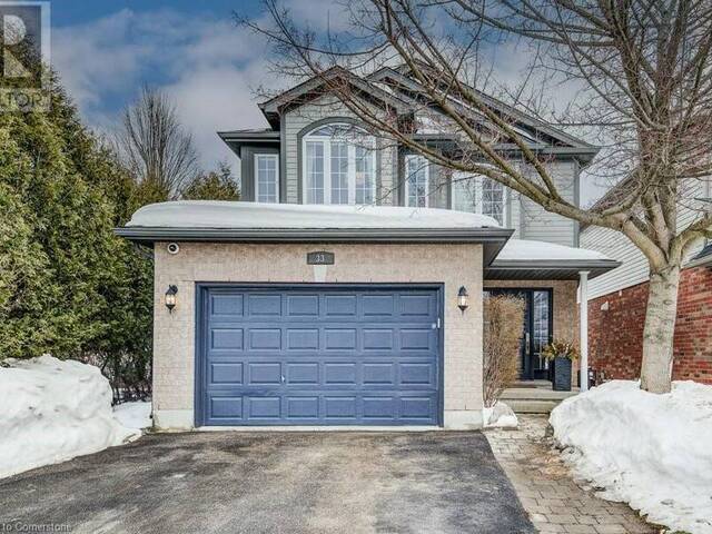 33 HENDERSON Drive Guelph Ontario