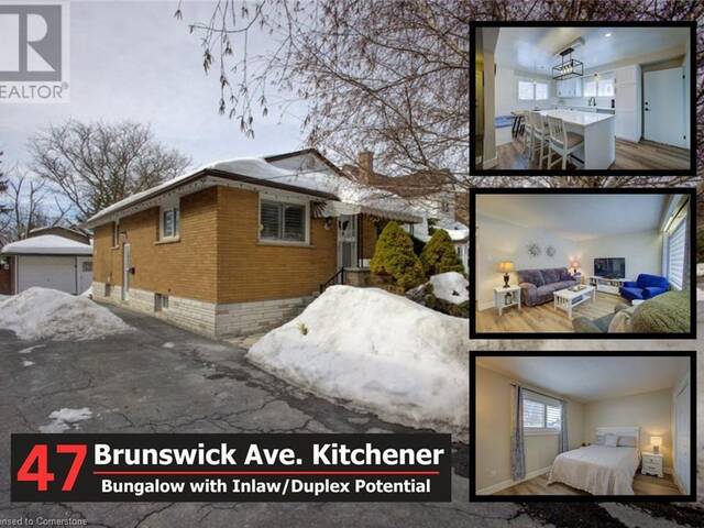 47 BRUNSWICK Avenue Kitchener Ontario