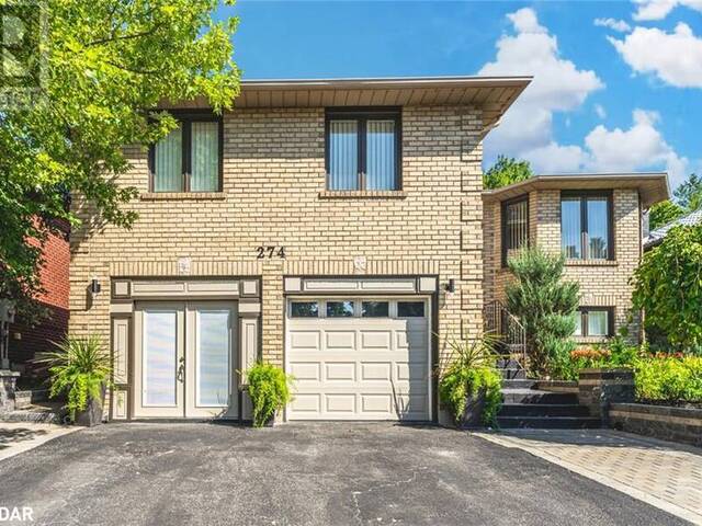 274 EDGEHILL Drive Barrie Ontario