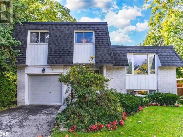 7 ALDERGROVE Circle Barrie Ontario