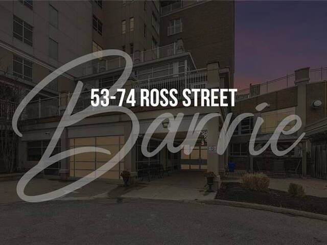 74 ROSS Street Unit# 53 Barrie Ontario