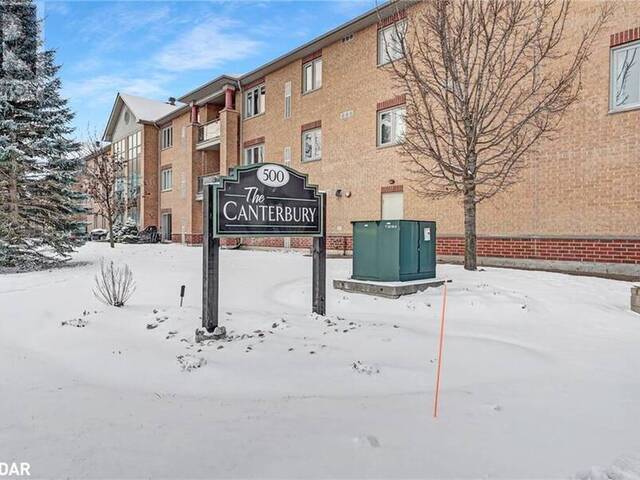 500 MAPLEVIEW Drive W Unit# 109 Barrie Ontario