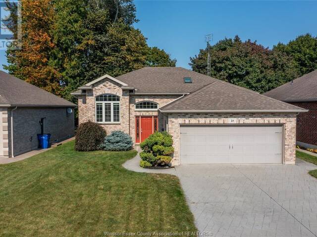 31 TANSER COURT Chatham Ontario