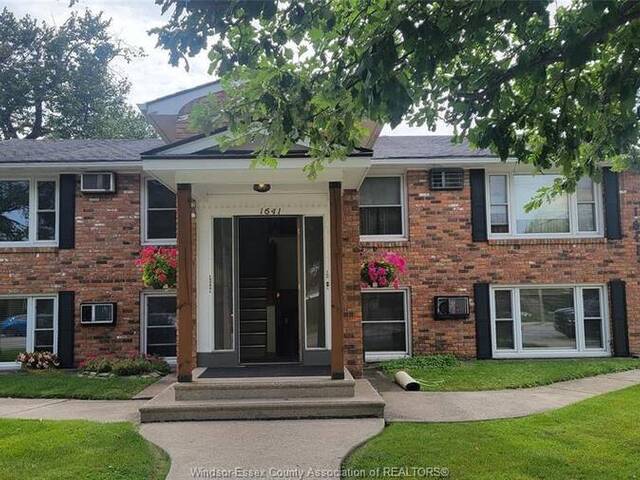 1641 PARENT AVENUE Unit# 1 Windsor Ontario