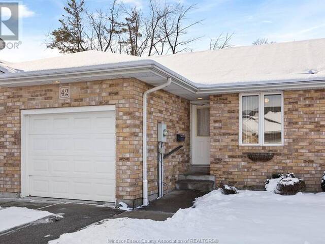 42 CRANBERRY COURT Essex Ontario