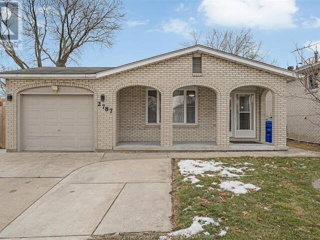 2787 BRAMLEY CRESCENT Windsor Ontario