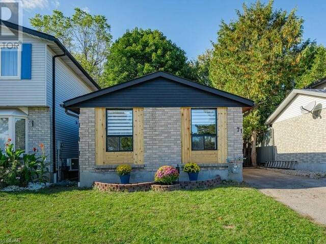 71 WESTWOOD Road Guelph Ontario